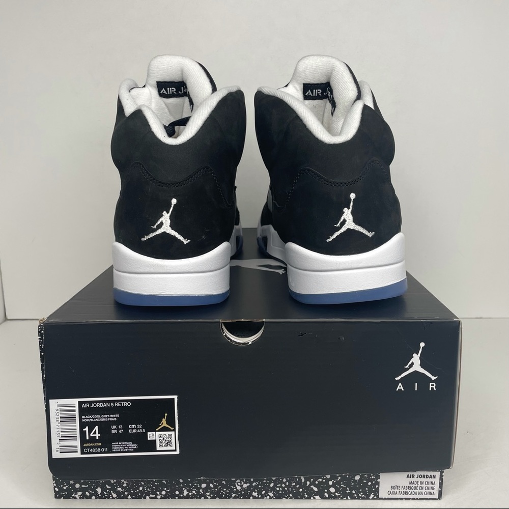 Nike Air Jordan 5 Retro “Moonlight/Oreo” NEW 2021 - Picture 4 of 5